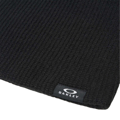 Oakley (One Size, Black) Oakley Mens Backbone Ribbed Beanie 2