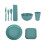 Conjunto de 8 pratos de jantar – Pratos modernos e elegantes 1