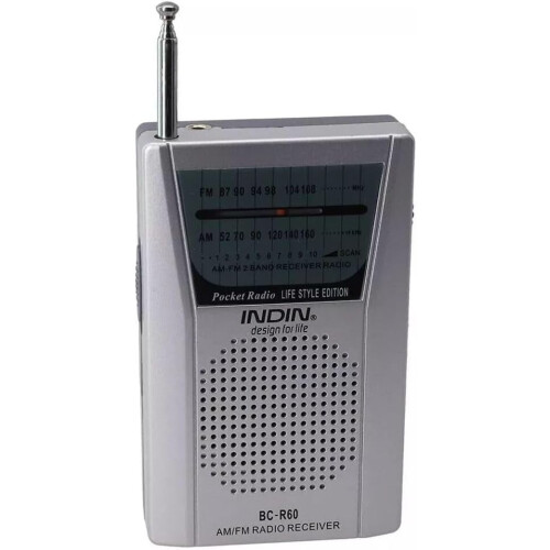 BC-R60Φορητό ραδιόφωνο AM/FM με κλιπ ζώνης 1