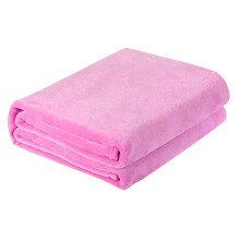 Manta polar rosa suave para cama, 50x60 pulgadas