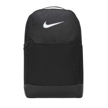 (One Size, Black/White) Nike Unisex Adult Brasilia Logo Backpack