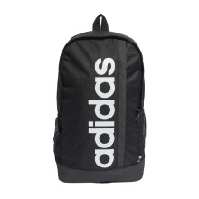 (One Size, Black/White Print) Adidas Linear Backpack