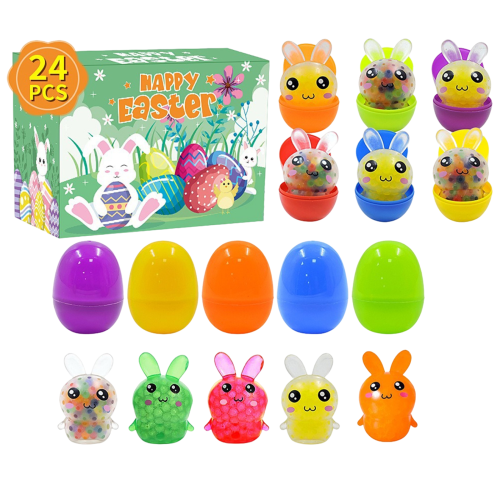 Osterhase und Eierkapsel-Set, 24-teilig