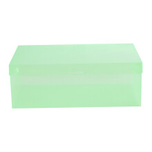 Boîte de rangement à chaussures transparente, épaisse et pliable, 28 x 18 x 9,5 cm