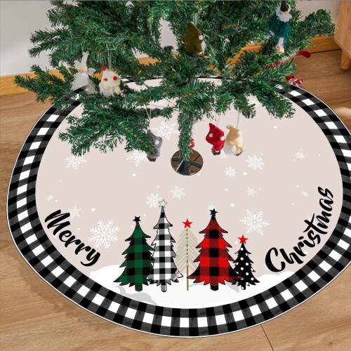 Saia para árvore de Natal de 122 cm (48 polegadas) para uso interno e externo.