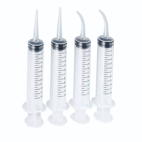 Seringue d'irrigation dentaire, coude flexible, lot de 10 1