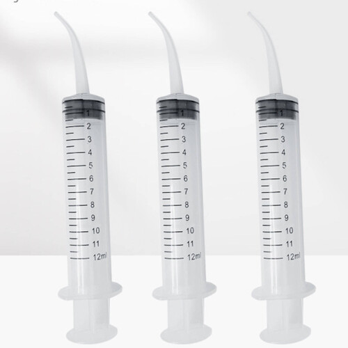 Seringue d'irrigation dentaire, coude flexible, lot de 10 2