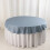 BalsaCircle70in Dusty Blue Runde Scuba Tischdecke 2