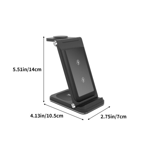 Stație de încărcare wireless 15W3-în-1 2