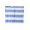 Κουρτίνα μπάνιου με σχέδιο Roman Blue 72x72 ίντσες 2