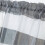 Cortina de chuveiro AUQ em microfibra, modelo romano. 4