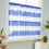 Κουρτίνα μπάνιου με σχέδιο Roman Blue 72x72 ίντσες 5
