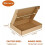 Καφέ κουτιά αλληλογραφίας Kraft 7x5x2in25-Pack 2
