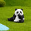 Trefigur av panda til hjemmedekorasjon, hydroponisk, 1 stk. 2