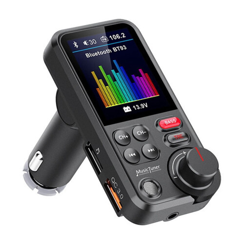Bluetooth Car Adapter Radio Kit with Hands-Free Calling 1