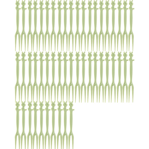 Plastic forks and spoons set 50 pcs 2