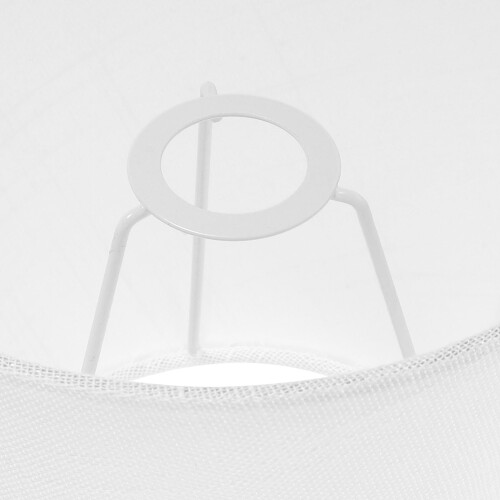 Abajur cilíndrico branco OUNONA para luminária de mesa – Tecido, E14 2