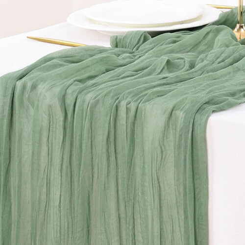 Μαύρο βαμβακερό τραπεζομάντιλο 35" x 120" 1