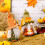 Handmade Felt Fall Gnome Ornament Autumn Swedish Tomte 4