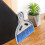 Ensemble balai et pelle de bureau compact 2
