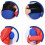 Cuscino cilindrico di supporto con microsfere (2 pezzi) 4