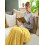 Couverture en micro-polaire jaune 70 x 100 cm 2