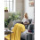 Couverture en micro-polaire jaune 70 x 100 cm 4