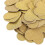 Pacote com 100 Confetes de Glitter em Formato de Coração Dourado 1