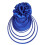 Fascia per capelli blu da donna, ideale per il tea party. 1