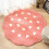 Rund polyestermatta 80 cm halkfri 1