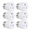 E26/E27 fitting naar stekker adapter 3-polig 6-pack 1