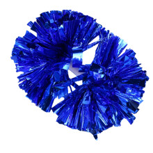 Pompons de pom-pom girl bleus sans marque pour enfants (2 pièces)