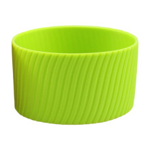 Funda de silicona verde para taza, 3,1 x 2 pulgadas (8 x 5 cm)