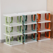 Stabelbar plastik skohylde – 50x26x24cm, pladsbesparende