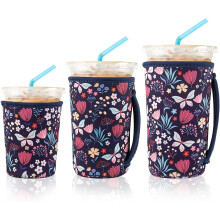 Fundas de neopreno para café helado (paquete de 3) – 3 tamaños