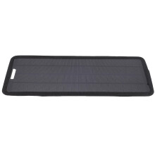 6W Schwarzes ABS Solar-Autobatterieladegerät 30x15cm