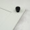 28mm Matt Black Round Reeded Cabinet Knob 2