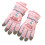 Ski Gloves with Fleece Lined Waterproof Windproof Thermal-Pink 1