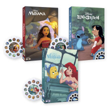 Moonlite Verhalen Projector Reels, 3 Verhalen Set, Moana, De Kleine Zeemeermin, Digitale Verhalen voor Projector