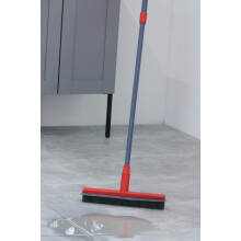Replacement Rubber Broom Head 31.5cm Flexible Rubber Bristles for Hard Floors and Low Pile Carpets Dry or Wet Floor Cleaning