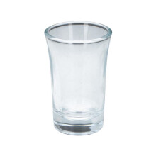 Shot Glasses Set of 4 Clear Glass 45ml Small Tumblers 7cm Height for Serving Spirits or Measuring Ingredients for Home Bar