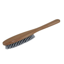 Clothes Brush with Wood Handle and PP Bristles 29cm for Coats Jackets Suits and Fabric Care at Home