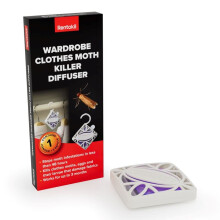 Wardrobe Clothes Moth Killer Diffuser Hanging Unit with 2 Membranes Up to 3 Months Protection for Wardrobes and Drawers