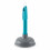 Sink Plunger with Polypropylene Handle and Rubber Cup Grey and Turquoise 26x15cm 1