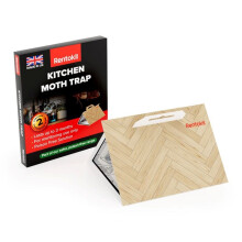 Kitchen Moth Traps Twin Pack Pheromone Lure Pantry Moth Monitor Poison Free for Cupboards Shelves and Food Storage Areas