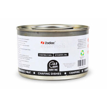 Ethanol Chafer Gel Fuel Single Tin 3.5 Hour Burn Time for Indoor Use Smoke Free Odour Free for Chafing Dishes and Food Warming