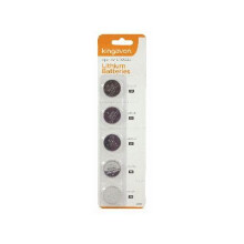 CR2032 Lithium Batteries 3V Pack of 5 Silver Button Cell Batteries for Small Electronic Devices and Everyday Household Use