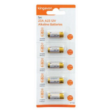 23A A23 12V Alkaline Batteries Pack of 5 for Remote Controls Doorbells Security Devices and Small Electronics
