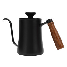Gooseneck-Wasserkocher 500ml 304 Edelstahl schwarz 23x14cm