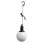 Lampada a sospensione OUNONA in rame bianco e cotone. 4